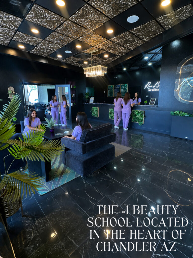 IMG_4697 Vertical photo of the Chandler academy interior with beauty school text